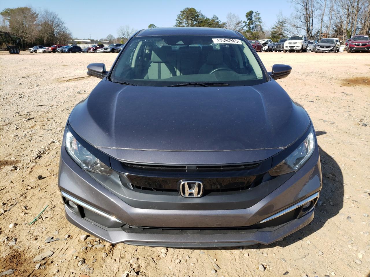2021 Honda Civic VIN 19XFC1F30ME012283 Copart auction photo, rear end / side damage thumbnail 5