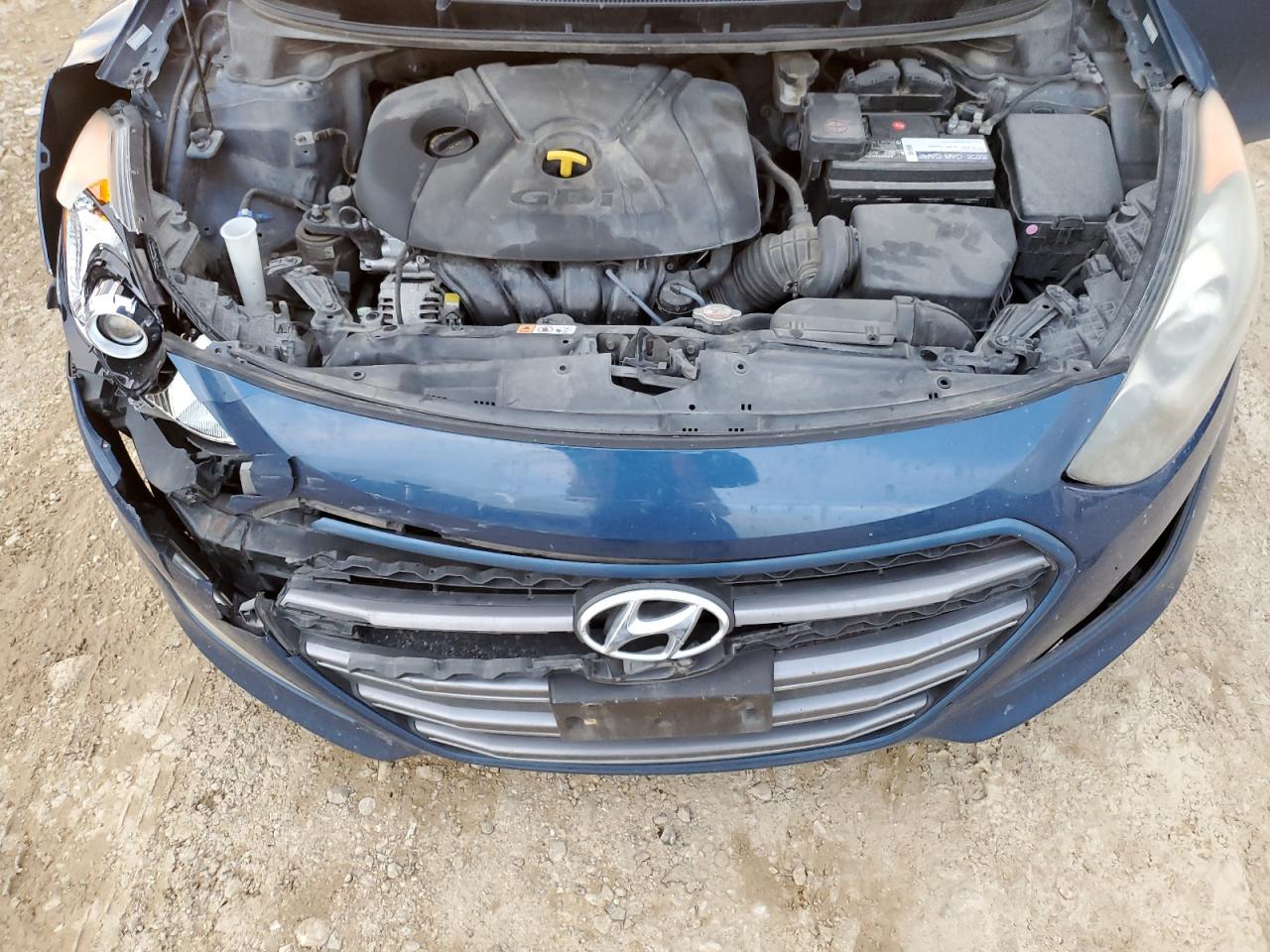 2016 Hyundai Elantra VIN KMHD35LH4GU296842 Copart auction photo, front end damage thumbnail 11