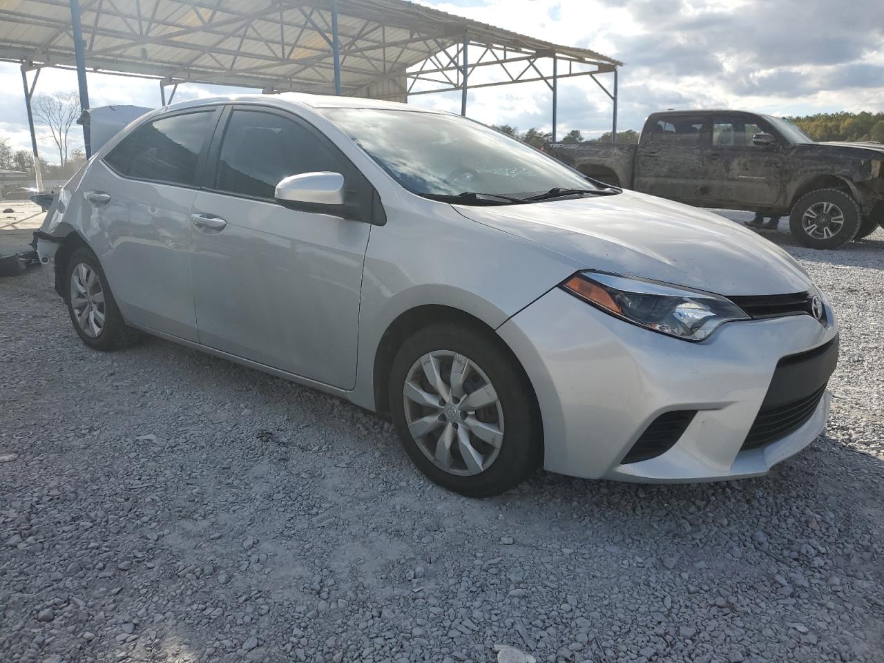2014 Toyota Corolla VIN 2T1BURHE1EC077619 Copart auction photo, rear end / front end damage thumbnail 4