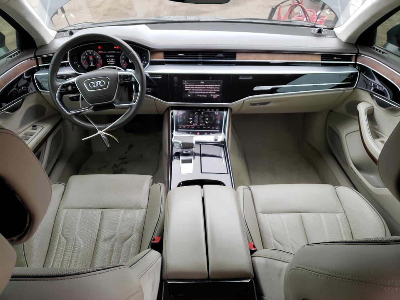 2020 Audi A8 VIN WAU8EAF85LN013807 Copart auction photo, rear end / minor dent/scratches damage thumbnail 8