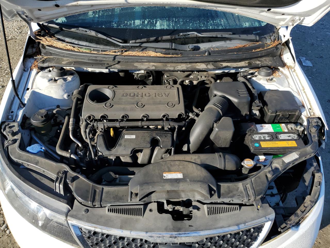 2011 KIA Forte VIN KNAFU4A29B5417707 Copart auction photo, all over damage thumbnail 11