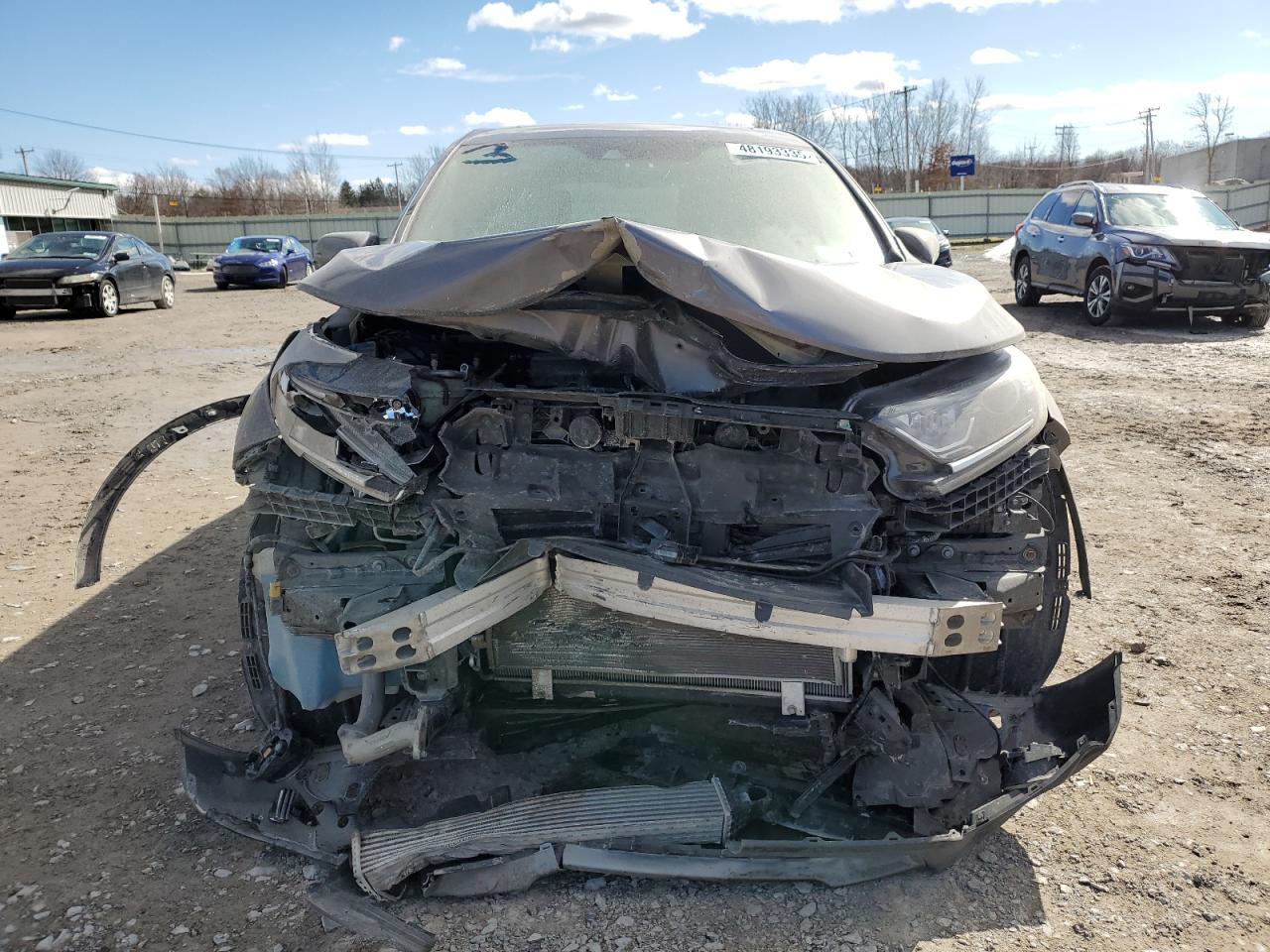 2018 Honda CR-V VIN 7FARW2H59JE046189 Copart auction photo, front end / rear end damage thumbnail 5