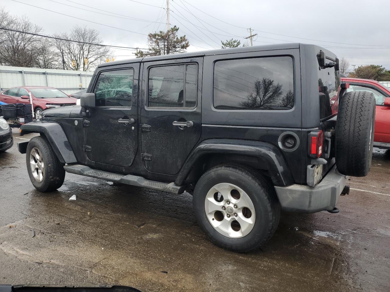 2013 Jeep Wrangler VIN 1C4BJWEG8DL536472 Copart auction photo, front end damage thumbnail 2