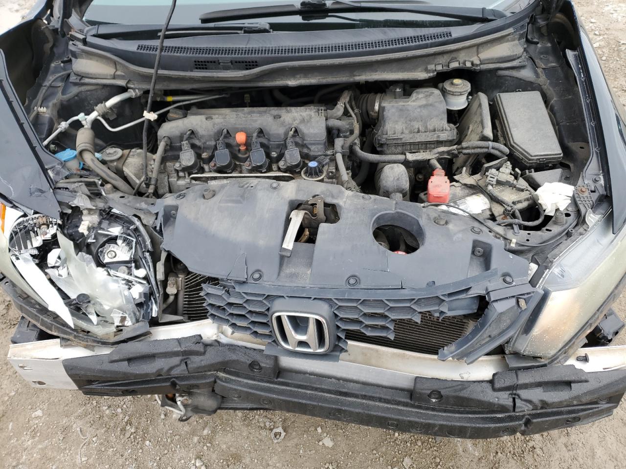 2015 Honda Civic VIN 19XFB2F75FE016683 Copart auction photo, front end damage thumbnail 12