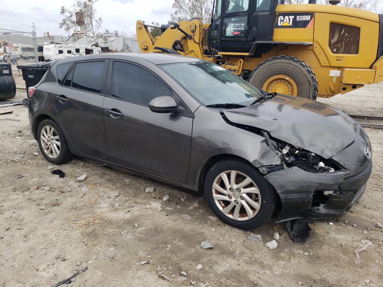 2012 Mazda 3 VIN JM1BL1L7XC1598708 Copart auction photo, front end damage thumbnail 4