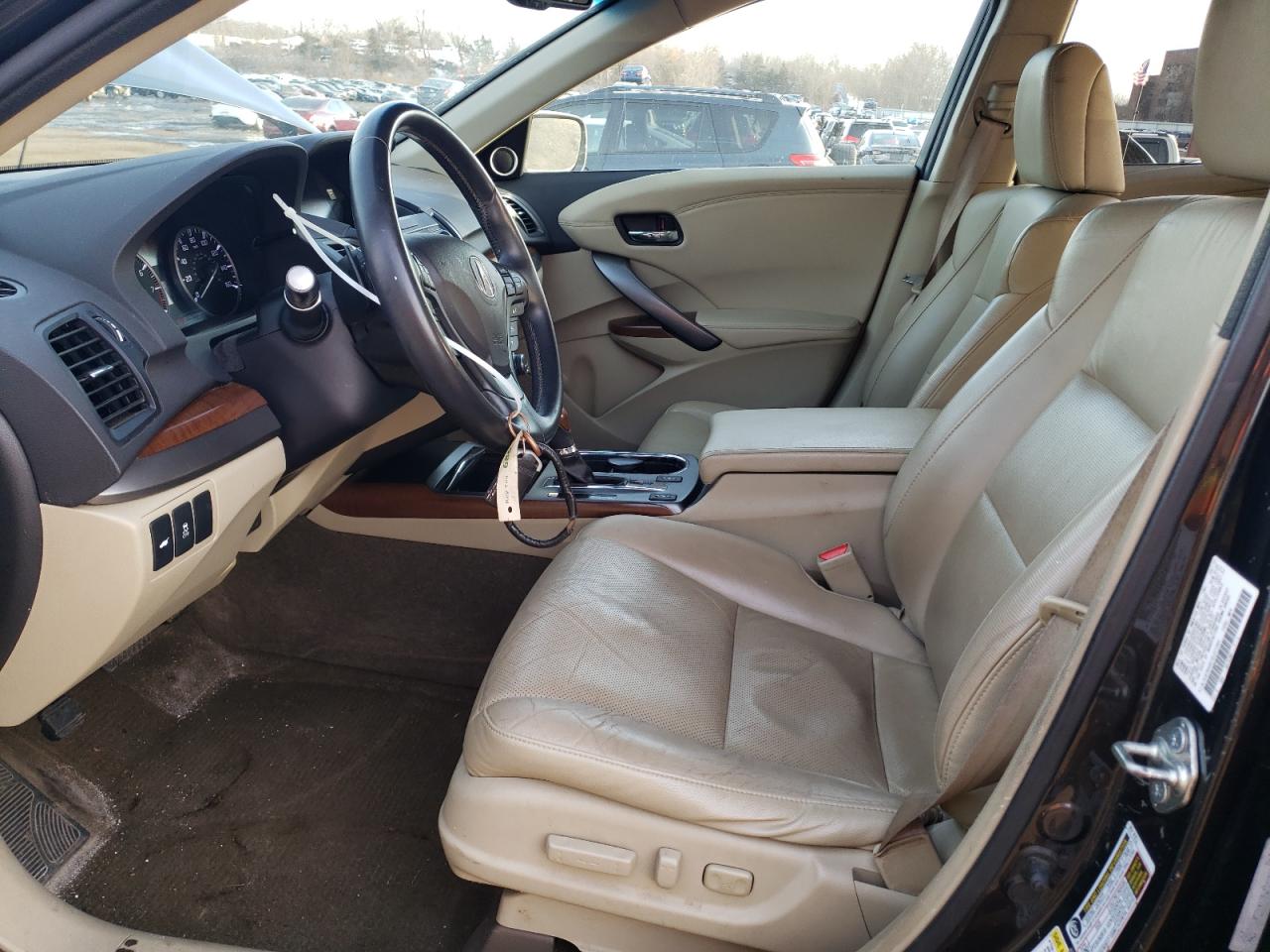 2014 Acura RDX VIN 5J8TB4H51EL011384 Copart auction photo, front end damage thumbnail 7