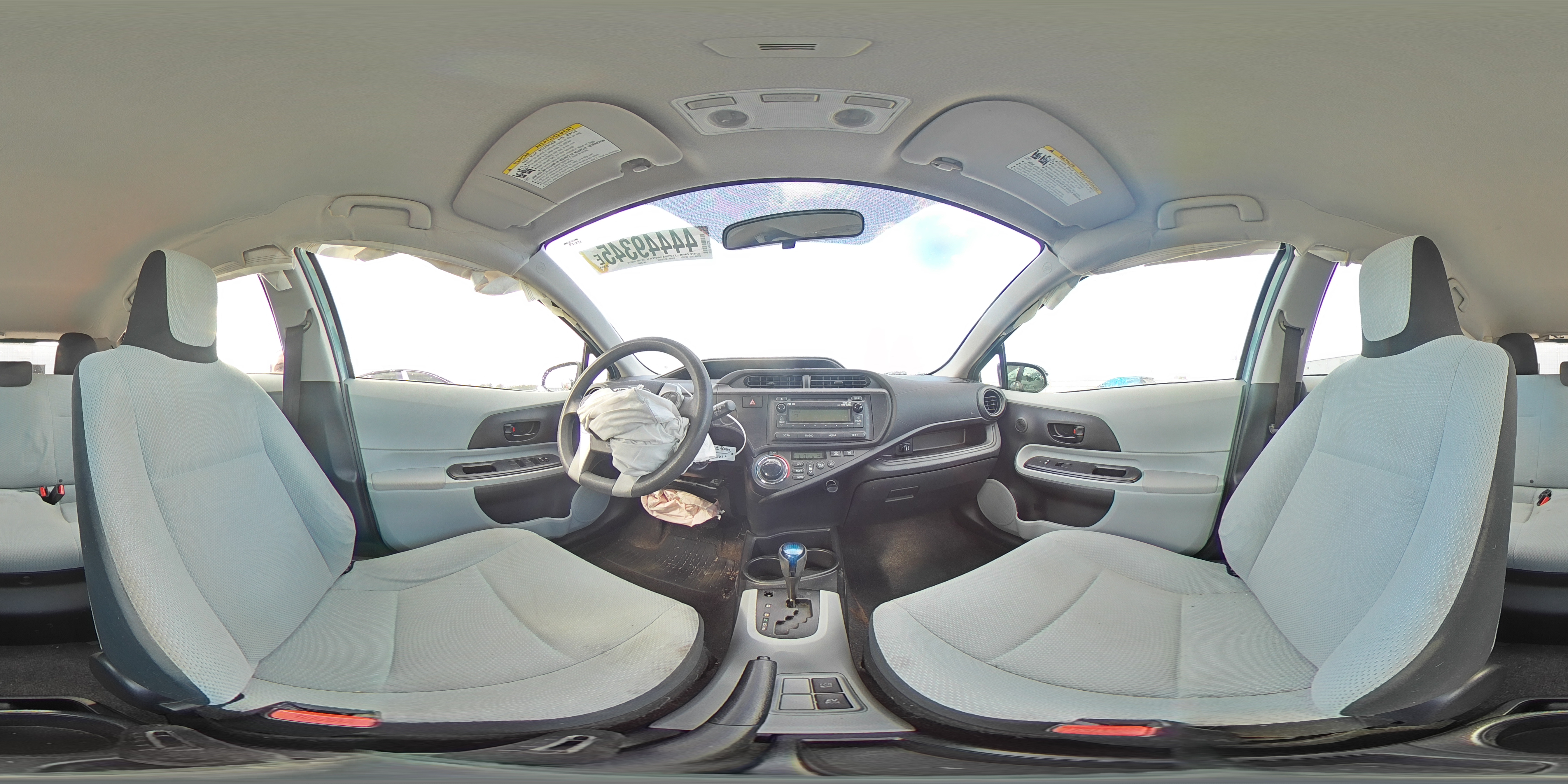2013 Toyota Prius VIN JTDKDTB35D1056604 Copart auction photo, front end damage thumbnail 14