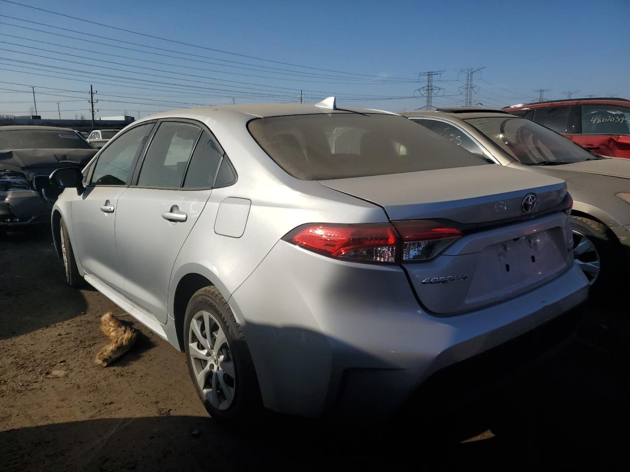 2024 Toyota Corolla VIN JTDBCMFE6RJ033392 Copart auction photo, side / rear end damage thumbnail 2