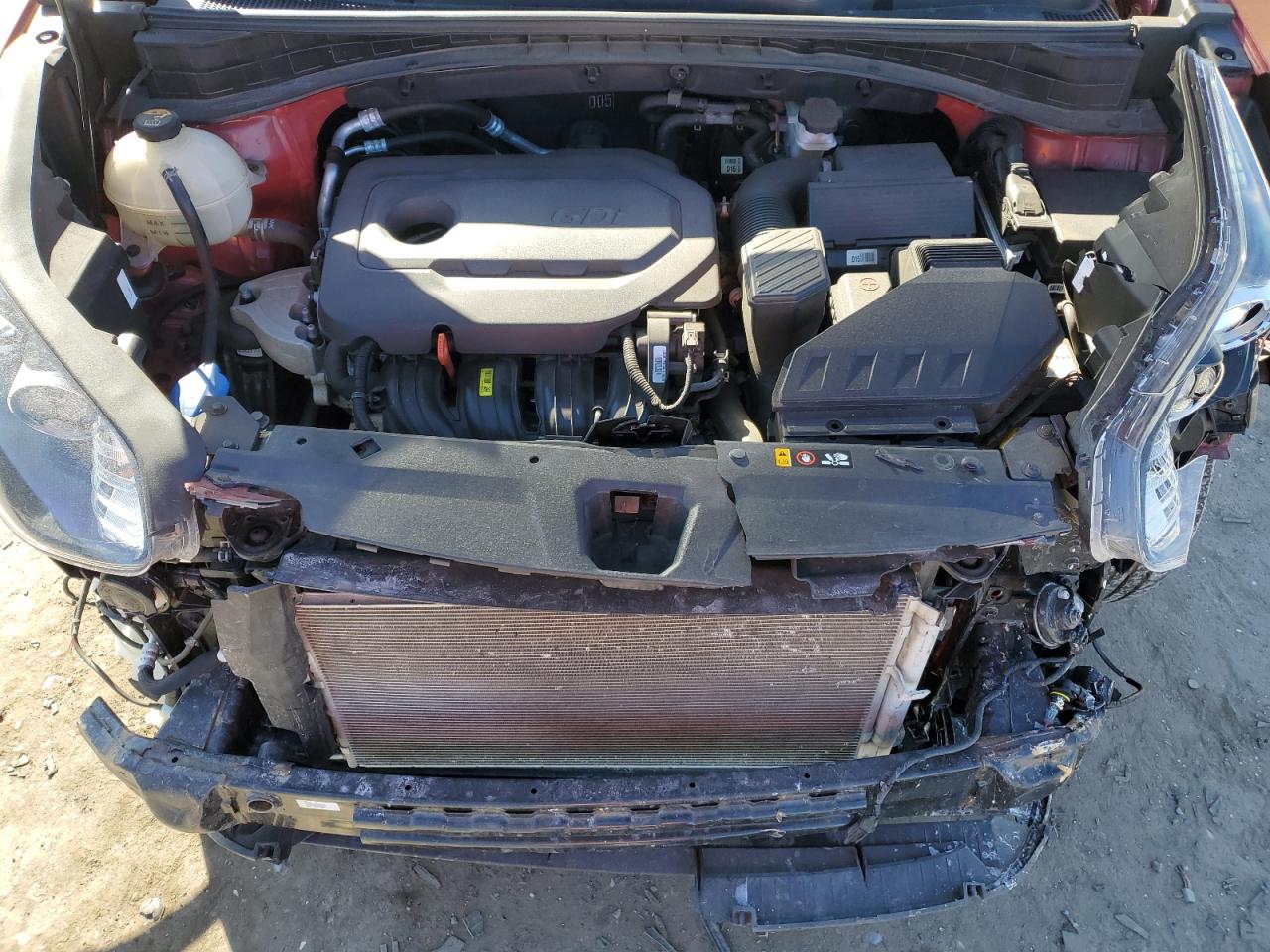 2017 KIA Sportage VIN KNDPMCAC8H7287166 Copart auction photo, front end / side damage thumbnail 14