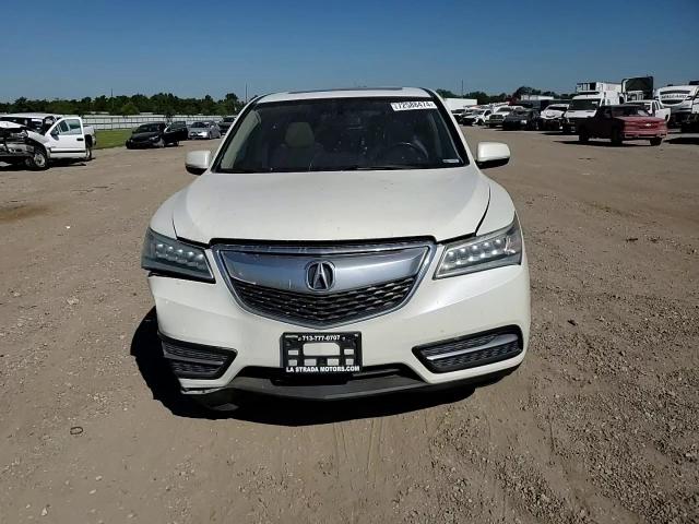 2015 Acura MDX VIN 5FRYD3H2XFB003124 Copart auction photo, front end / undercarriage damage thumbnail 12
