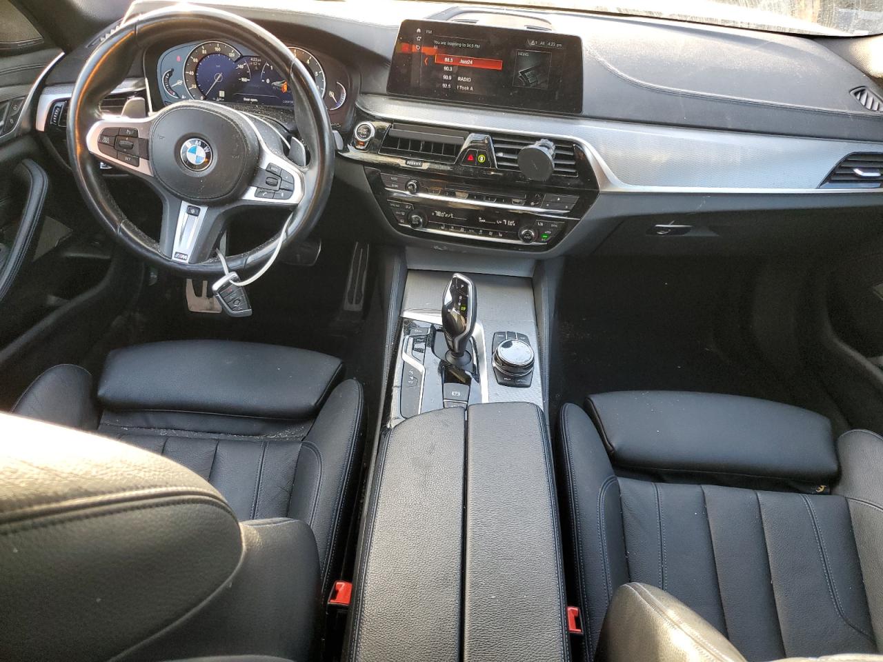 2017 BMW 5er VIN WBAJE7C38HG478770 Copart auction photo, top/roof damage thumbnail 8