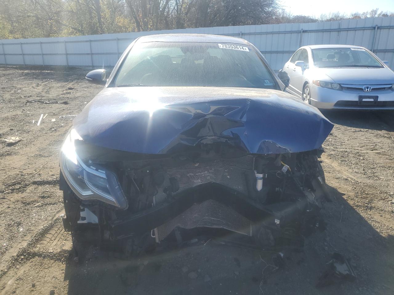 2019 KIA Optima VIN 5XXGT4L33KG324614 Copart auction photo, front end damage thumbnail 5