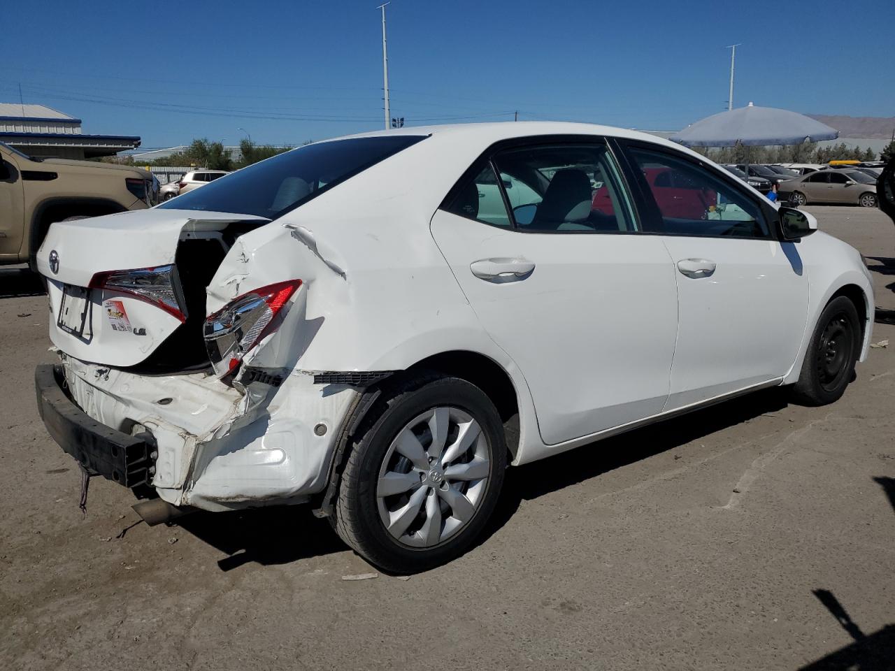 2016 Toyota Corolla VIN 5YFBURHE6GP458675 Copart auction photo, rear end damage thumbnail 3