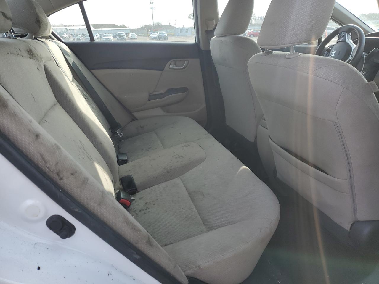 2013 Honda Civic VIN 2HGFB2F59DH537746 Copart auction photo, all over damage thumbnail 10