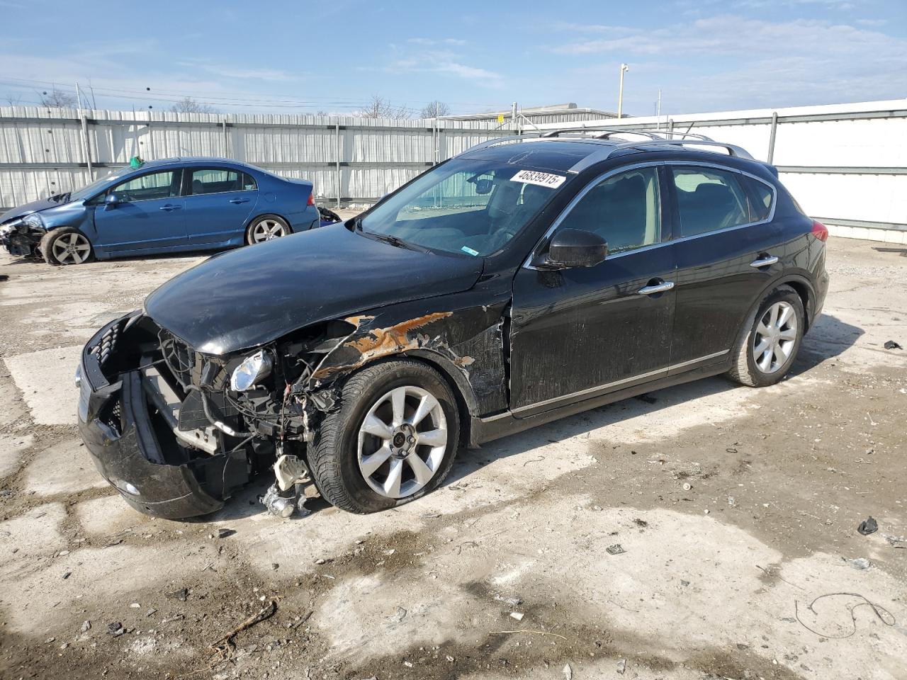 2010 Infiniti EX VIN JN1AJ0HR8AM755799 - Copart auction photo