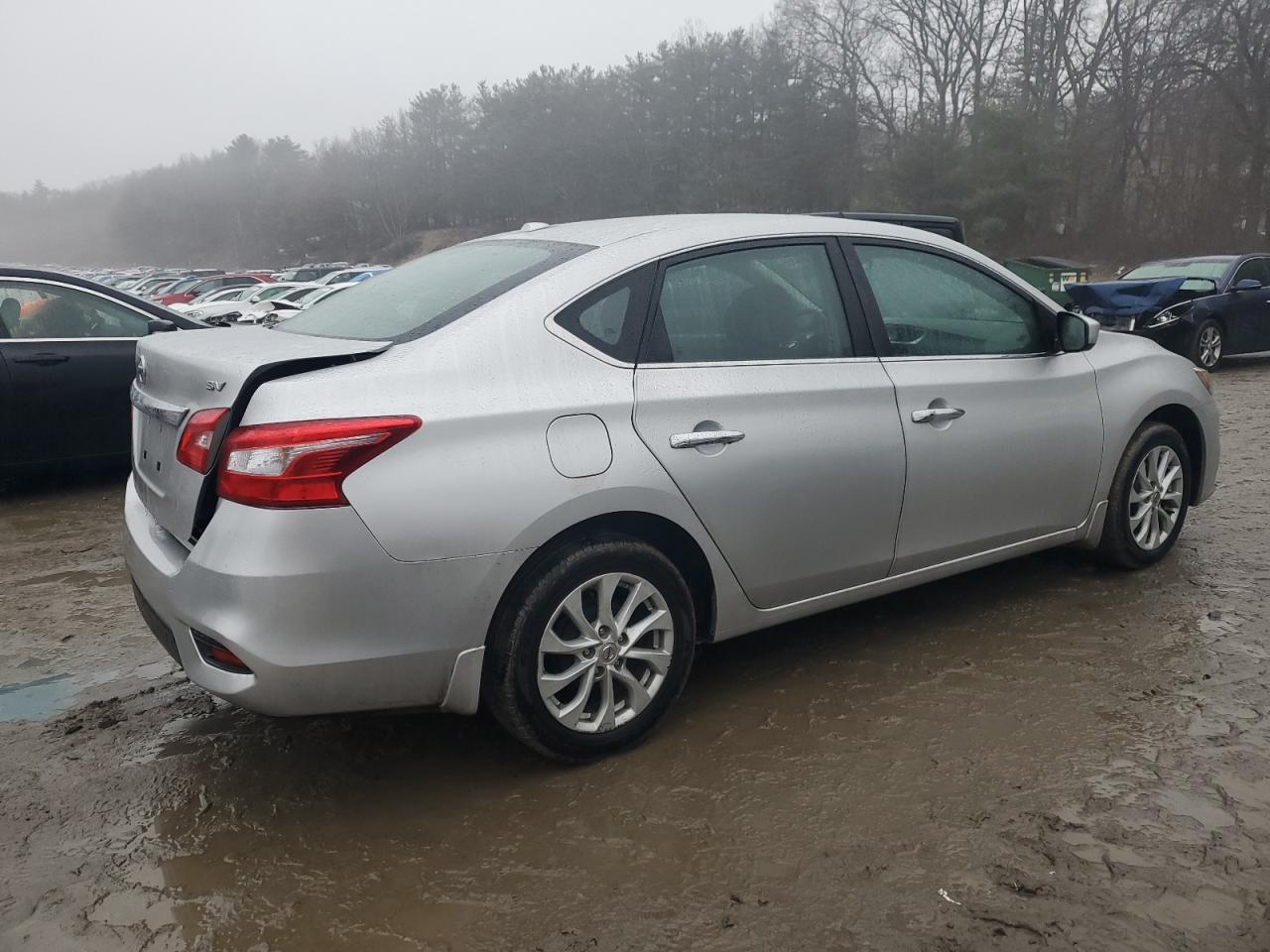 2019 Nissan Sentra VIN 3N1AB7AP7KY321418 Copart auction photo, rear end damage thumbnail 3