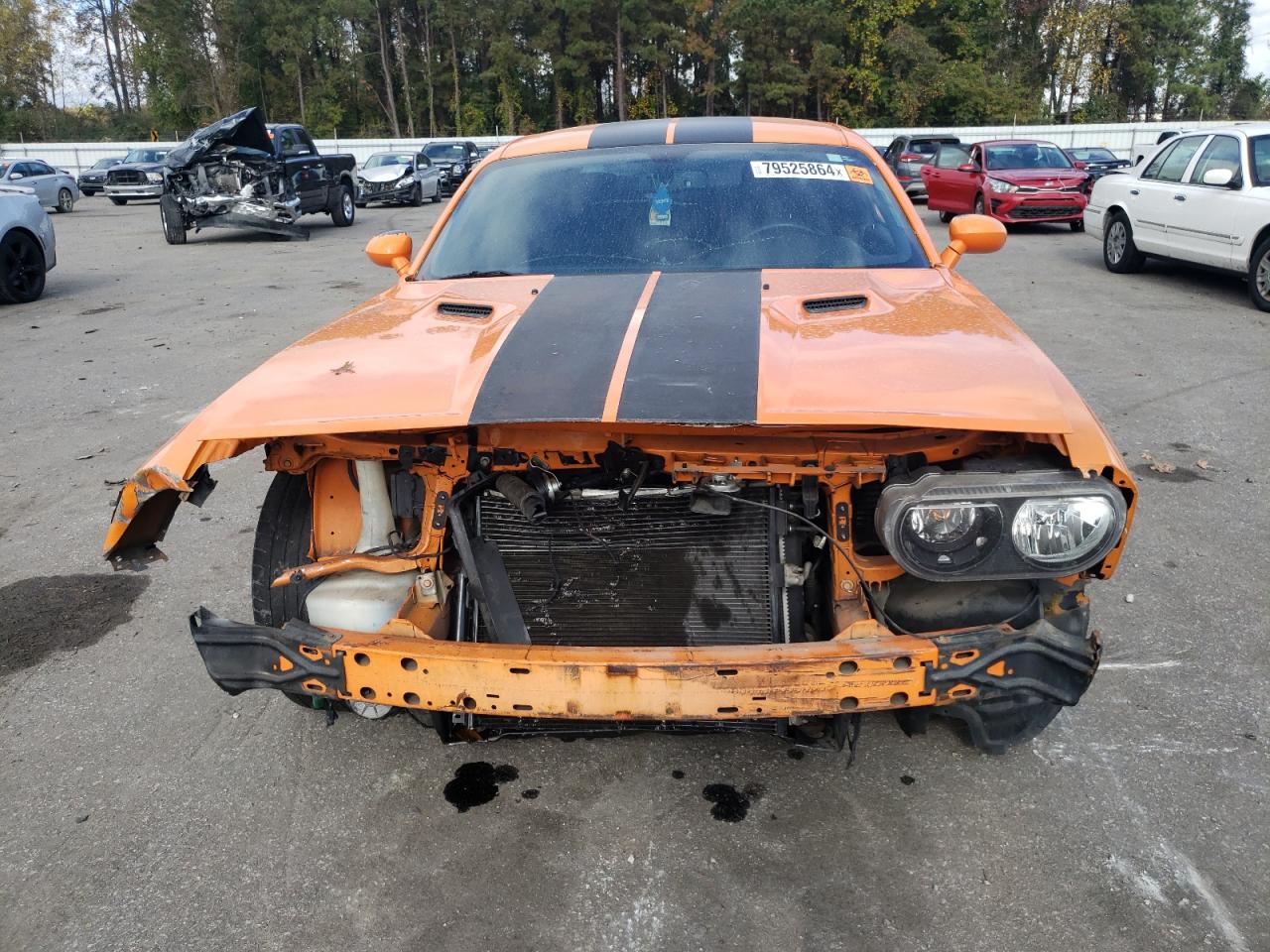 2012 Dodge Challenger VIN 2C3CDYAG2CH118244 Copart auction photo, front end damage thumbnail 5
