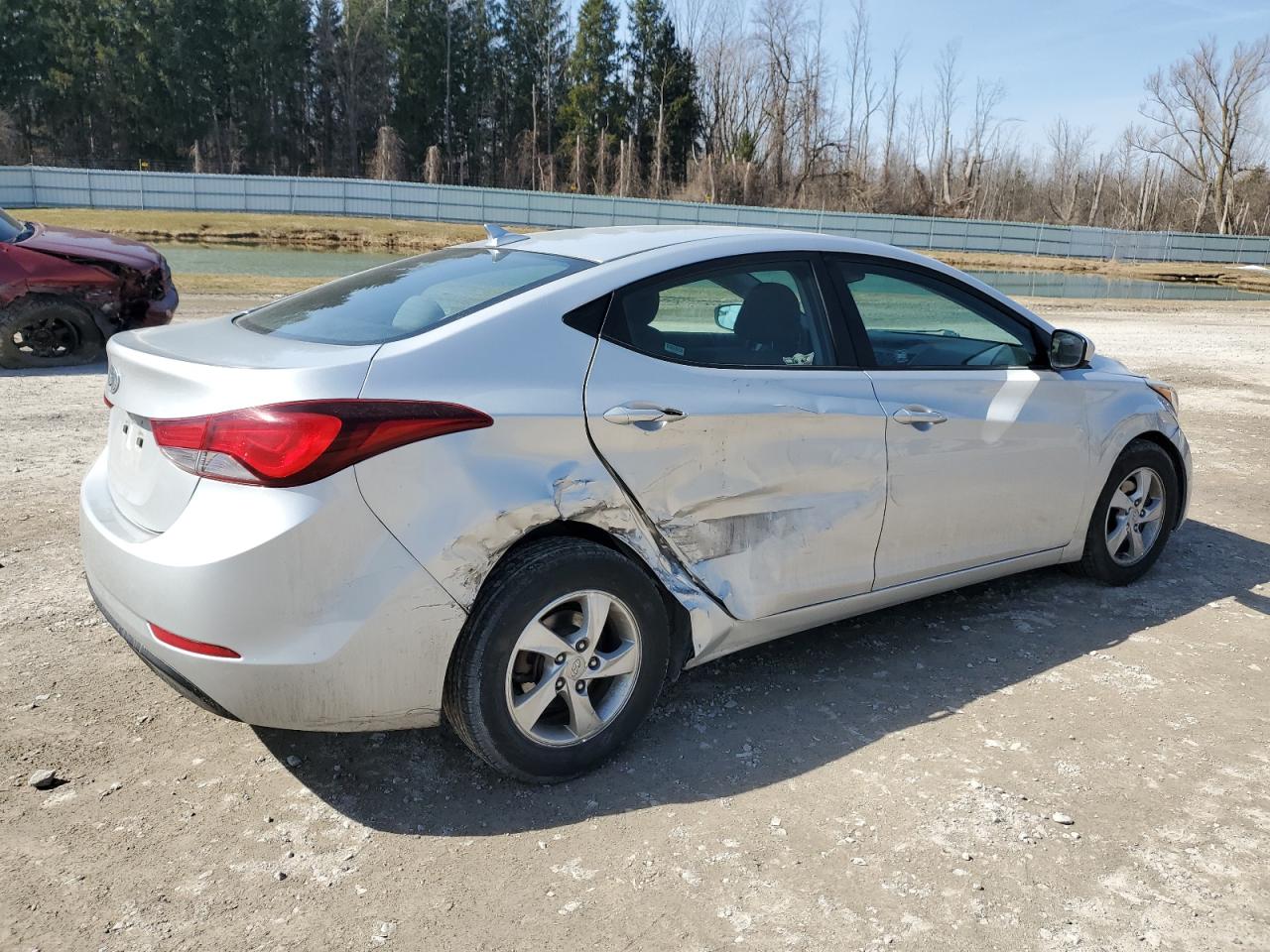 2015 Hyundai Elantra VIN 5NPDH4AE9FH589640 Copart auction photo, all over damage thumbnail 3