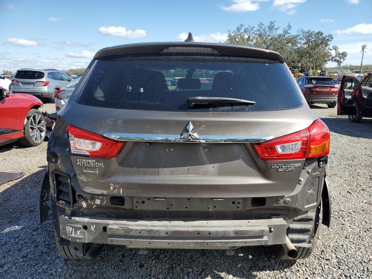 2018 Mitsubishi Outlander VIN JA4AP3AU6JU005808 Copart auction photo, rear end damage thumbnail 6