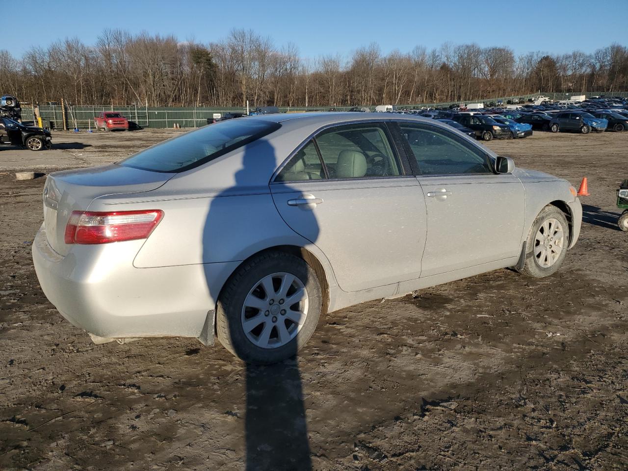 2007 Toyota Camry VIN 4T1BE46K27U511900 Copart auction photo, front end / side damage thumbnail 3
