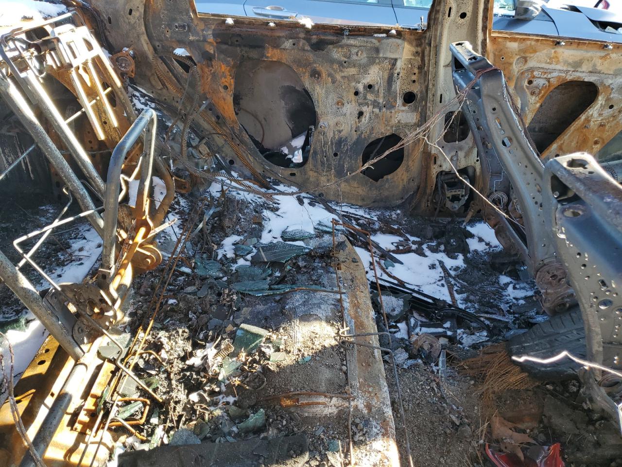 2018 Chevrolet Malibu VIN 1G1ZB5ST7JF281890 Copart auction photo, burn damage thumbnail 10