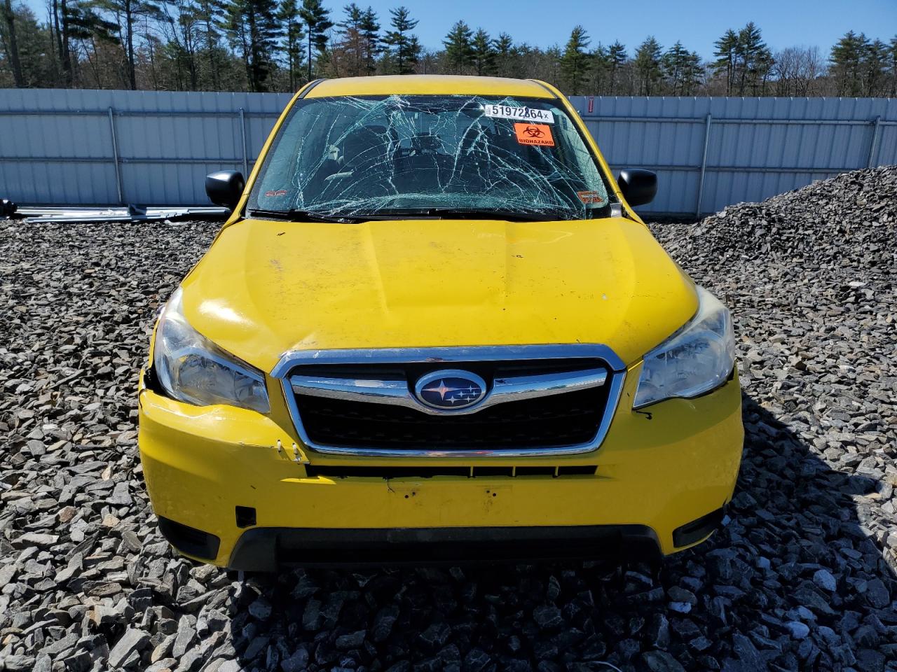 2014 Subaru Forester VIN JF2SJAAC0EH516440 Copart auction photo, frame damage damage thumbnail 5