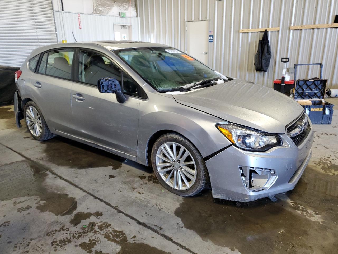 2013 Subaru Impreza VIN JF1GPAD66D2805144 Copart auction photo, front end / rear end damage thumbnail 4