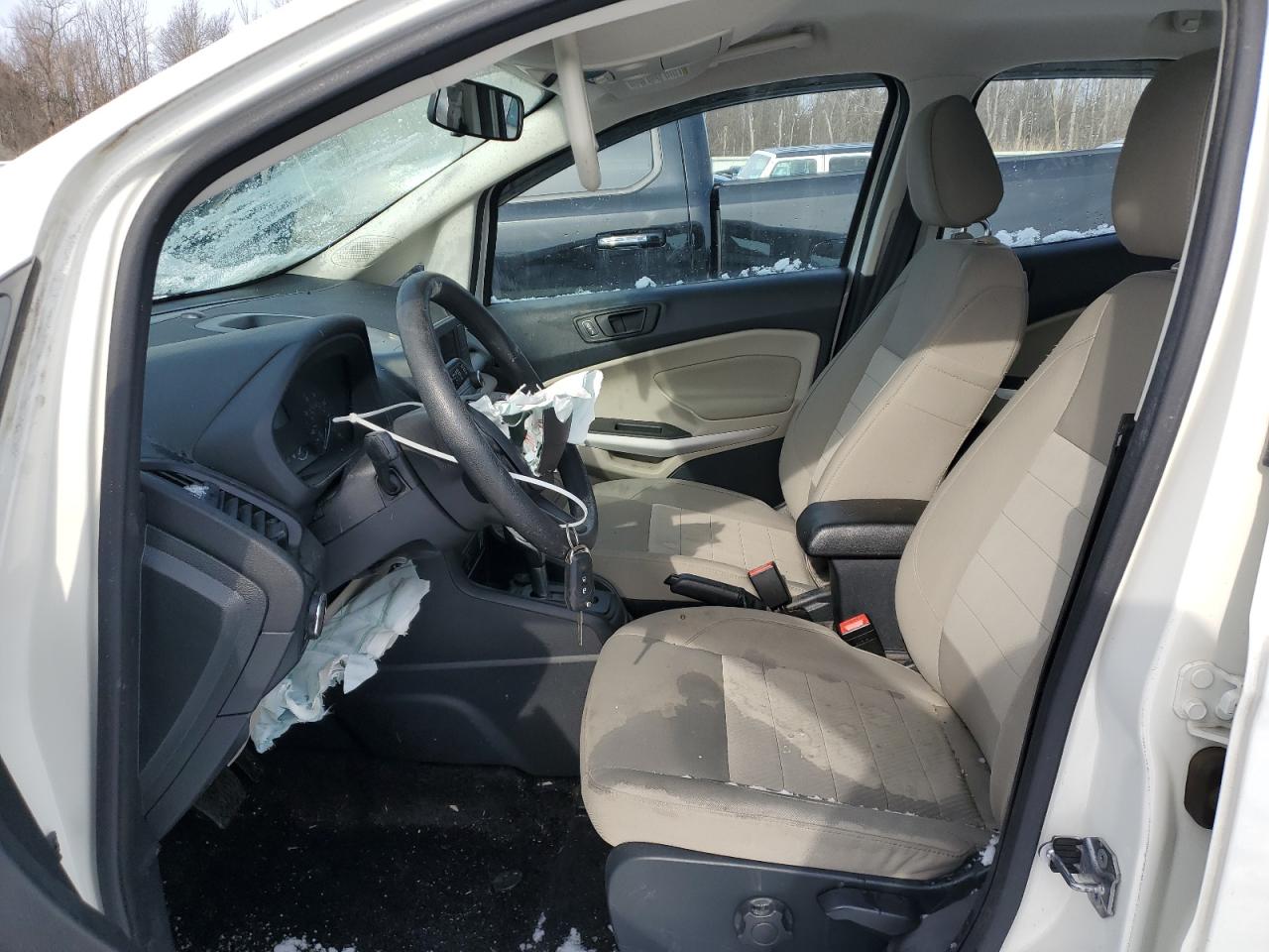 2018 Ford EcoSport VIN MAJ6P1SL7JC211009 Copart auction photo, undercarriage / front end damage thumbnail 7
