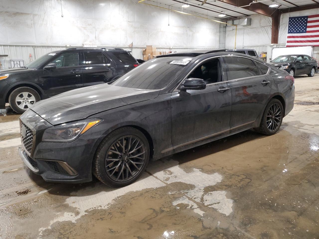 2018 Genesis G80 VIN KMHGN4JB9JU248356 - Copart auction photo