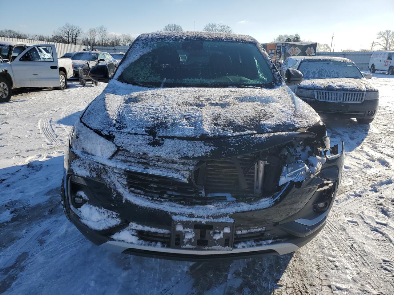 2021 Buick Encore VIN KL4MMCSL3MB136691 Copart auction photo, front end damage thumbnail 5
