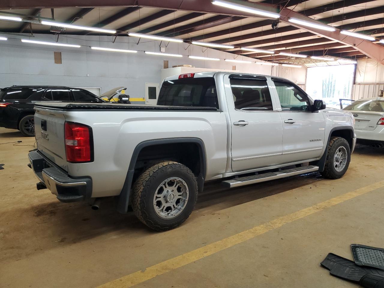 2014 GMC Sierra VIN 3GTU2UEH7EG206436 Copart auction photo, rear end damage thumbnail 3