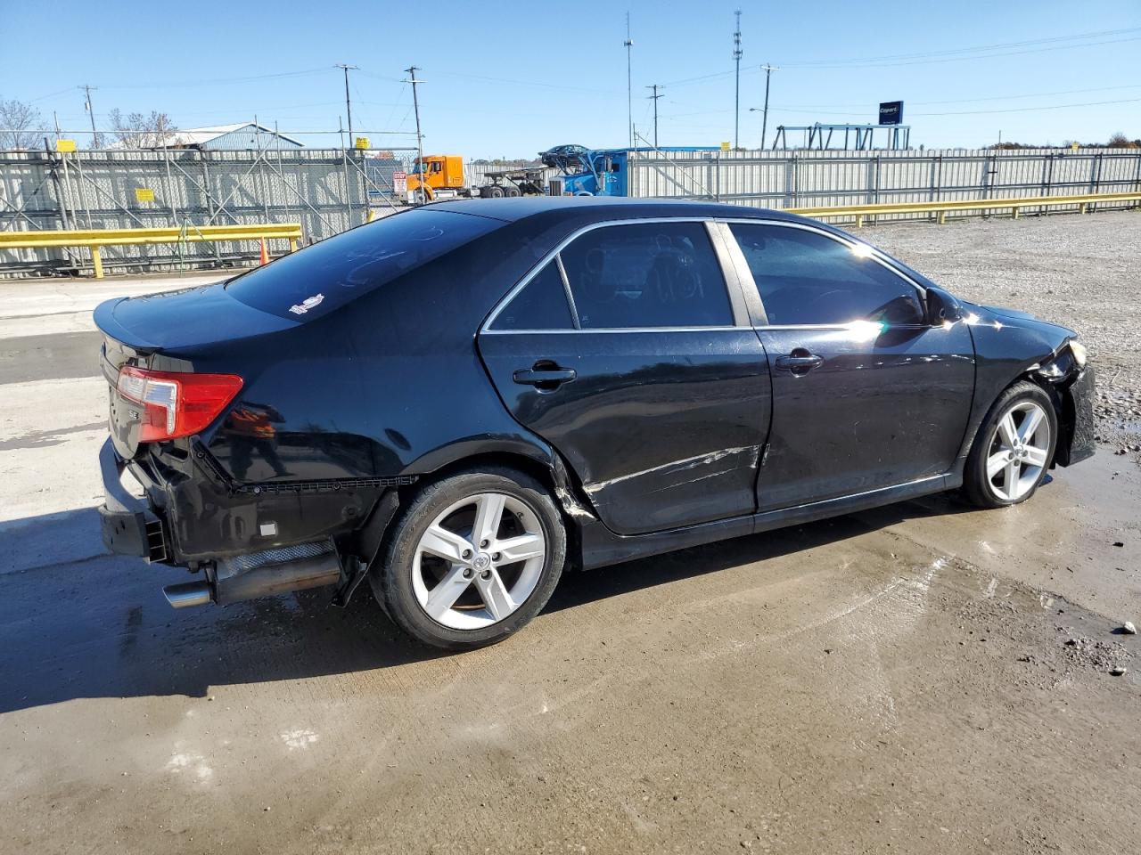 2013 Toyota Camry VIN 4T1BF1FK0DU273794 Copart auction photo, side / rear end damage thumbnail 3