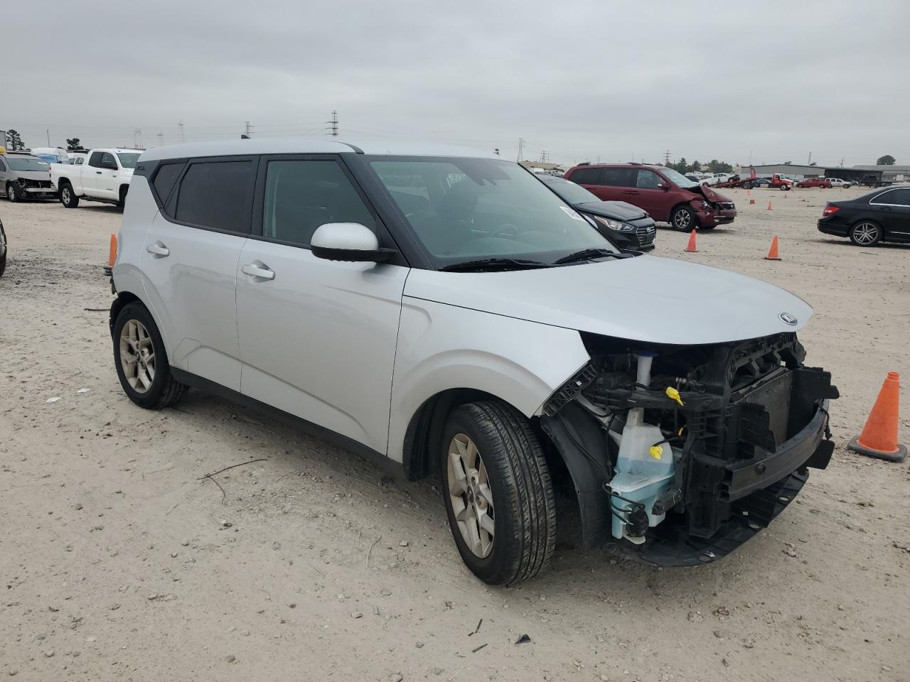 2021 KIA Soul VIN KNDJ23AU6M7770458 Copart auction photo, rear end damage thumbnail 4