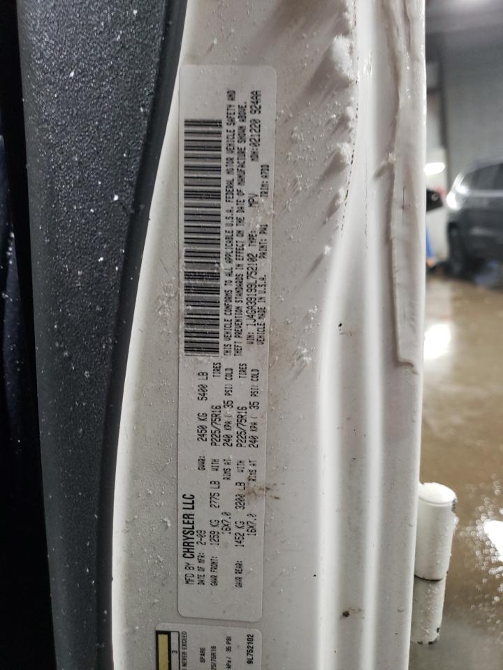 2009 Jeep Wrangler VIN 1J4GA39199L752102 Copart auction photo, rollover damage thumbnail 12
