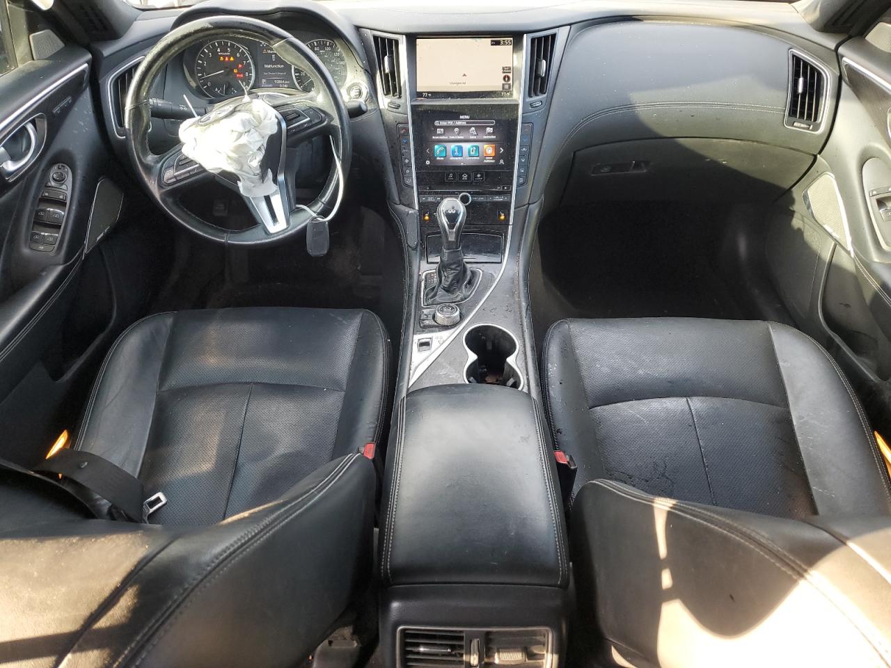 2021 Infiniti Q50 VIN JN1EV7CP7MM700575 Copart auction photo, all over / undercarriage damage thumbnail 8