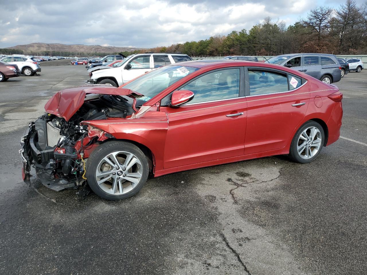 2017 Hyundai Elantra VIN KMHD84LF3HU211792