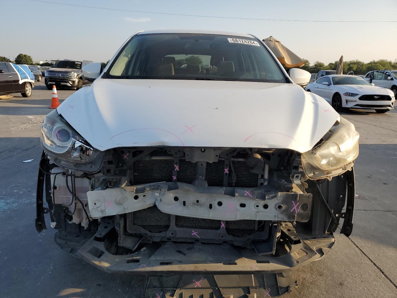 2013 Mazda CX-5 VIN JM3KE4CE5D0129471 Copart auction photo, front end damage thumbnail 5
