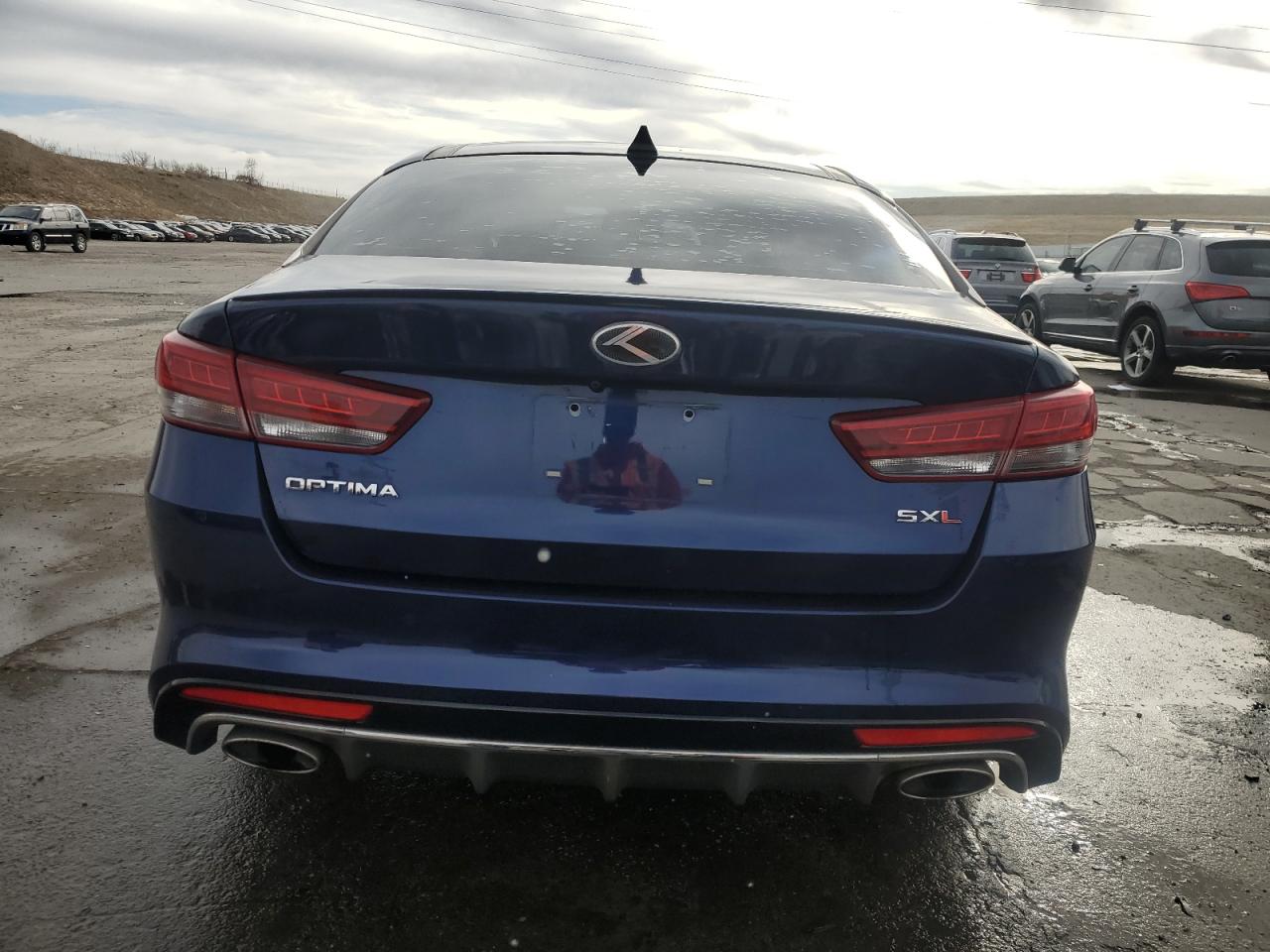 2017 KIA Optima VIN 5XXGV4L26HG131934 Copart auction photo, front end damage thumbnail 6