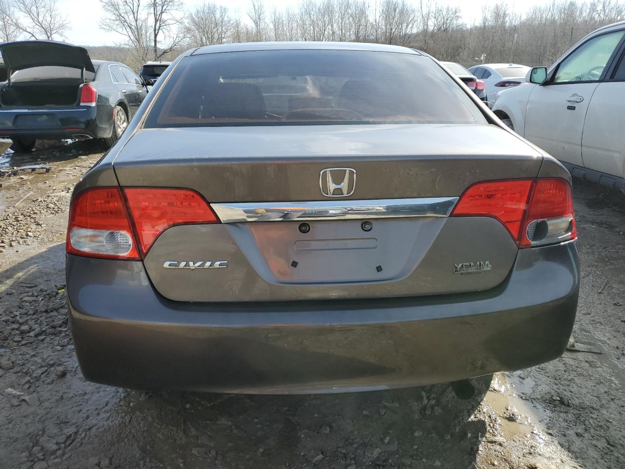 2010 Honda Civic VIN 19XFA1F89AE011775 Copart auction photo, front end / side damage thumbnail 6