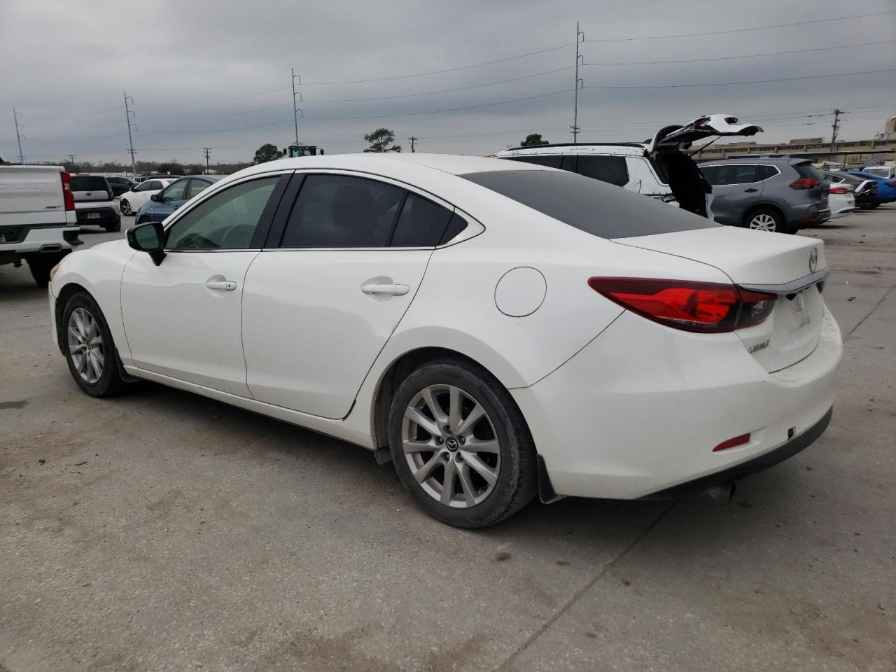 2015 Mazda 6 VIN JM1GJ1U57F1207754 Copart auction photo, front end / side damage thumbnail 2