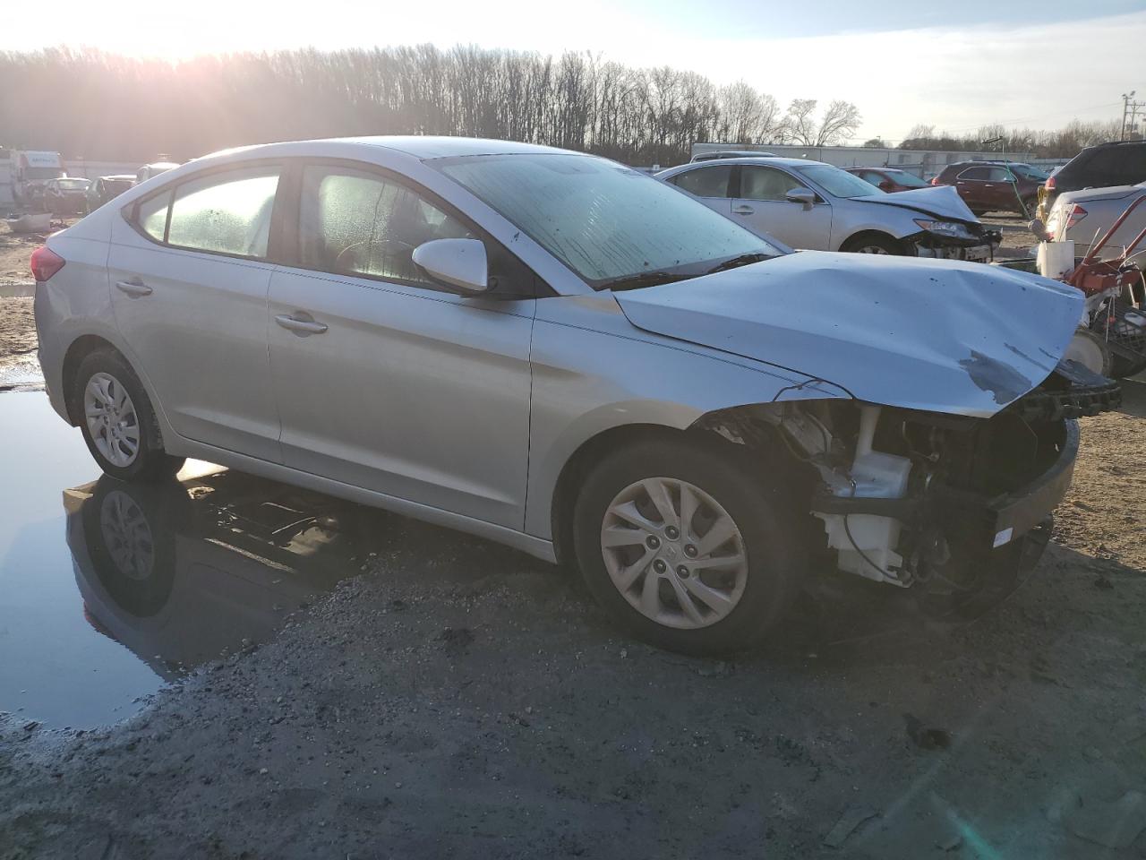 2017 Hyundai Elantra VIN 5NPD74LF9HH126733 Copart auction photo, front end / rear end damage thumbnail 4