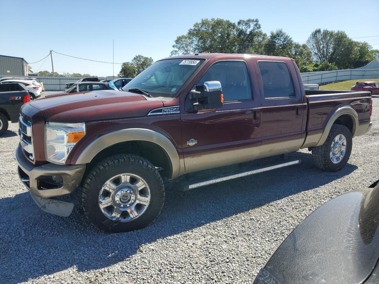 2013 Ford F250 VIN 1FT7W2BT7DEA01932