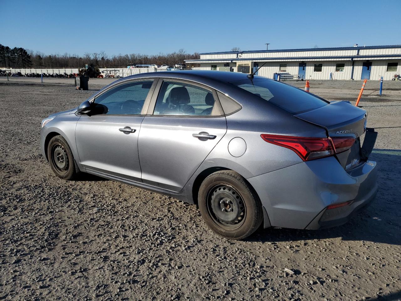 2019 Hyundai Accent VIN 3KPC24A38KE060061 Copart auction photo, rear end damage thumbnail 2