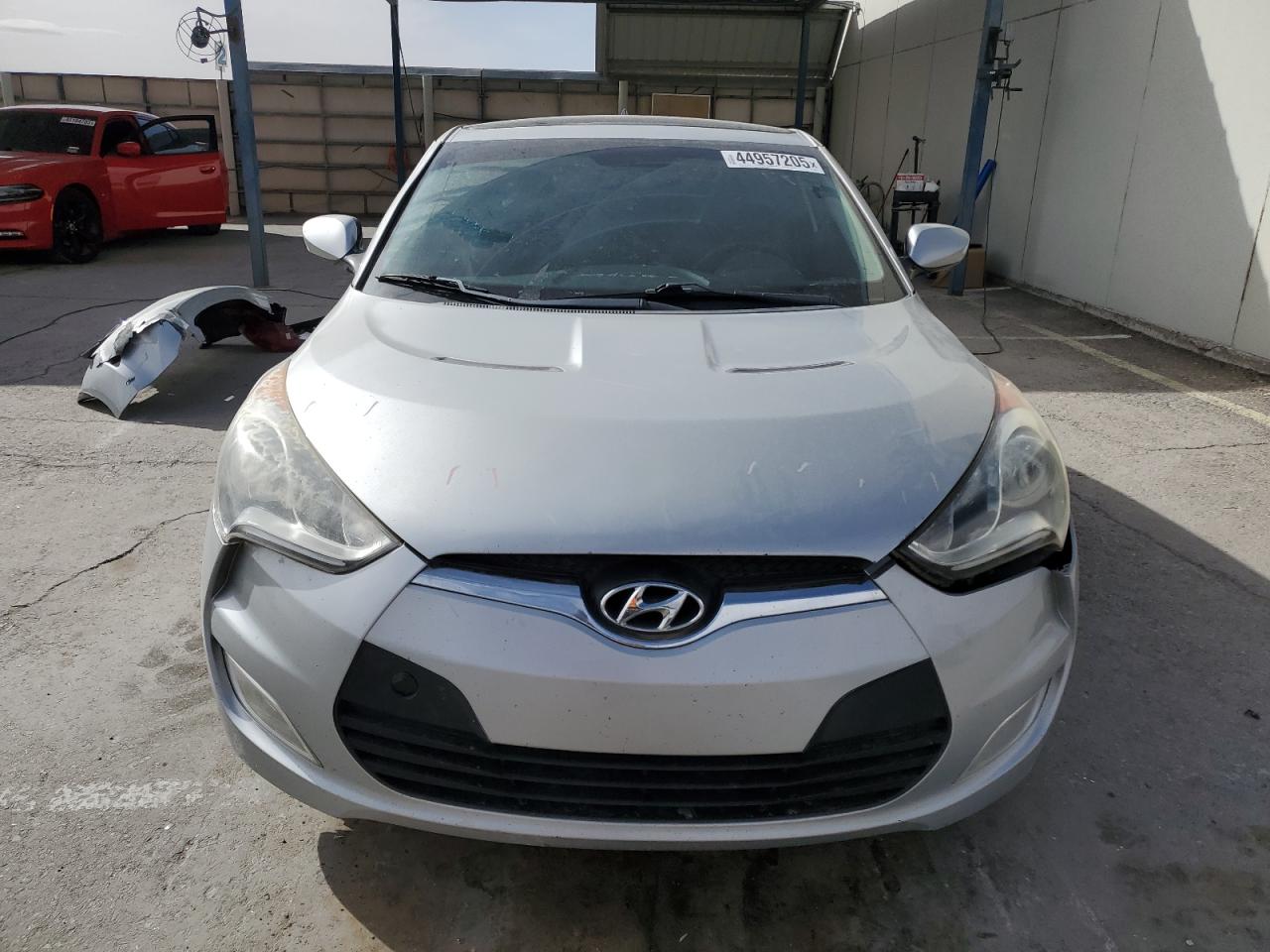 2012 Hyundai Veloster VIN KMHTC6AD2CU035723 Copart auction photo, rear end / front end damage thumbnail 5