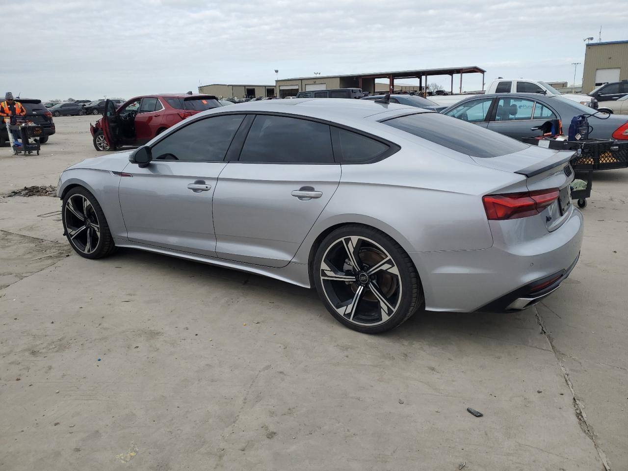 2023 Audi A5 VIN WAUCBCF50PA049521 Copart auction photo, all over damage thumbnail 2