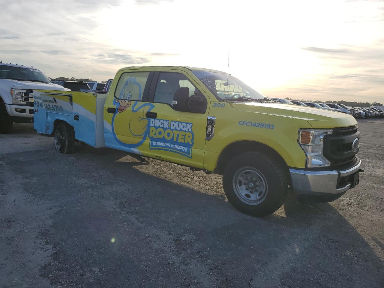 2020 Ford F250 VIN 1FD7W2A63LED25045 Copart auction photo, rear end damage thumbnail 4