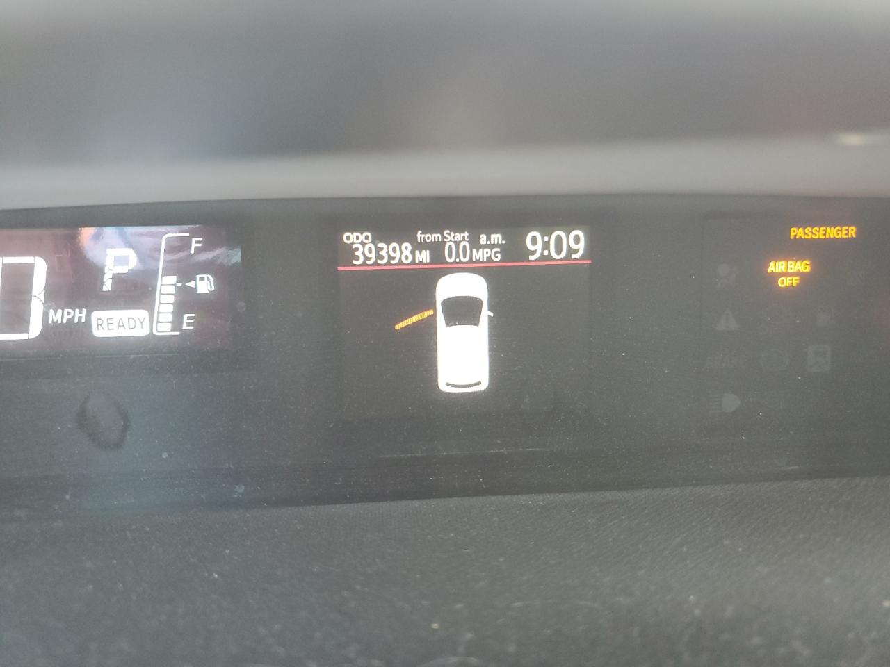 2015 Toyota Prius VIN JTDKDTB3XF1112037 Copart auction photo, side / front end damage thumbnail 9