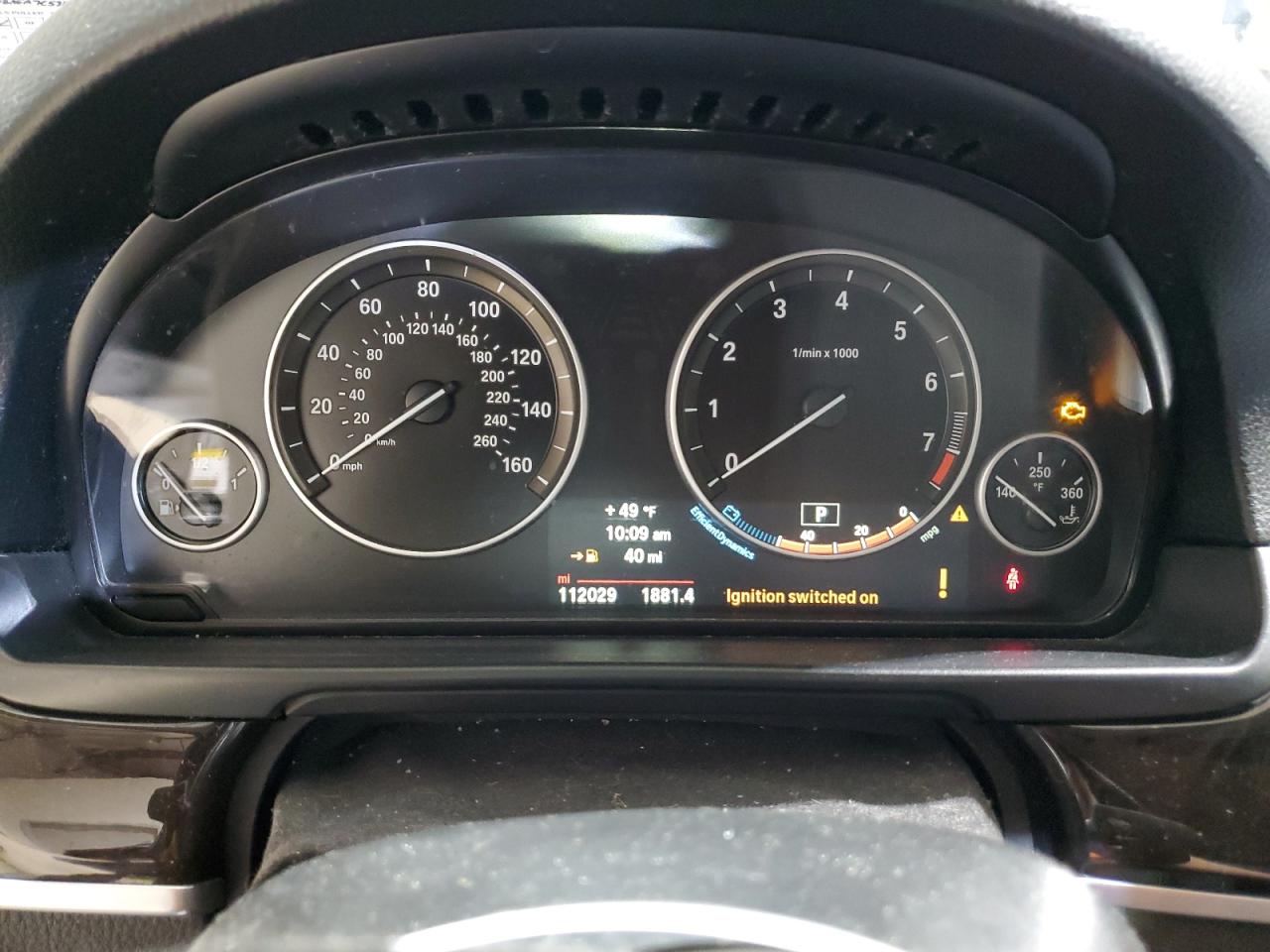 2014 BMW 5er VIN WBA5A7C53ED615464 Copart auction photo, front end damage thumbnail 9