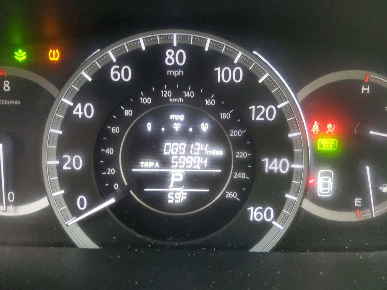 2013 Honda Accord VIN 1HGCR2F87DA215744 Copart auction photo, front end damage thumbnail 9