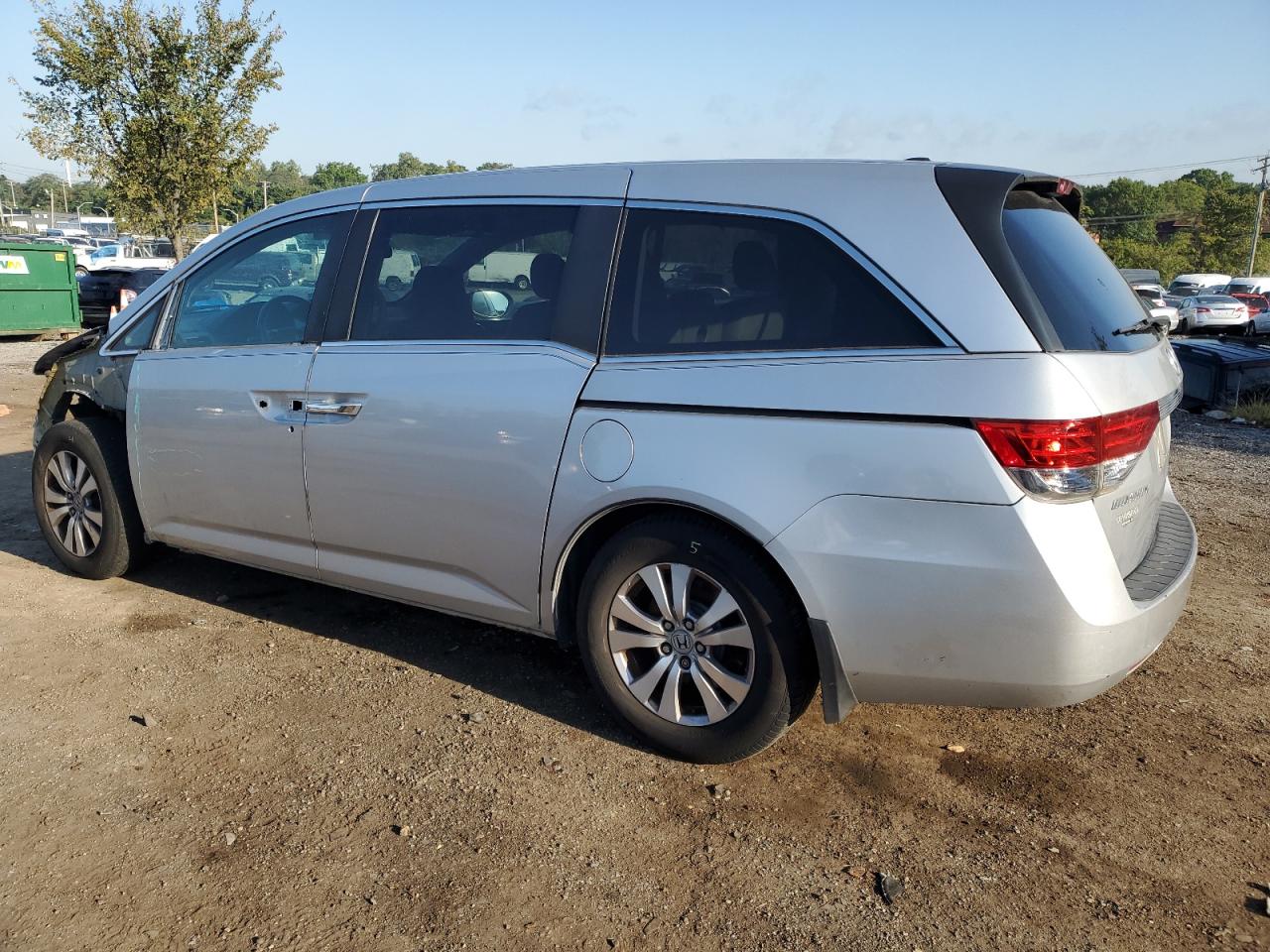 2014 Honda Odyssey VIN 5FNRL5H66EB020718 Copart auction photo, front end damage thumbnail 2